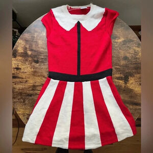 New York Laundry Holiday Classics ladies Santa knit swing dress. Size: S.